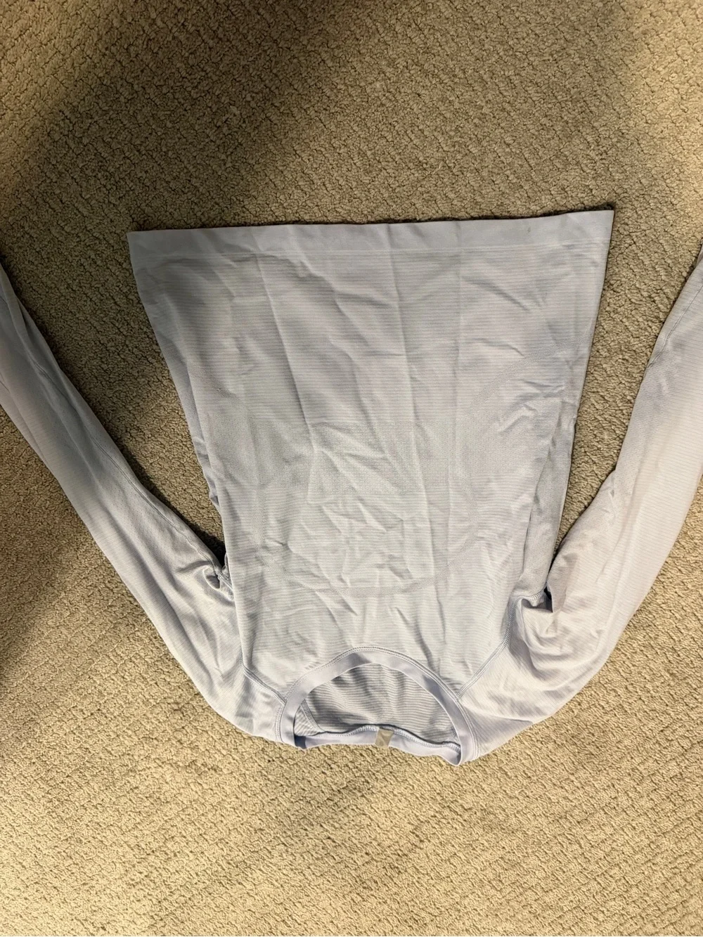 lululemon athletica Light Blue Long Sleeve Top